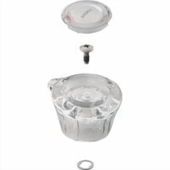 Moen Knob Clear Acrylic Single Tub and Shower Handle For Single Handle Tub and Shower Valve