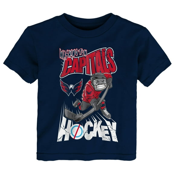 Toddler Outerstuff Navy Washington Capitals One Timer T-Shirt