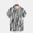 thumbnail image 2 of KyCheLot Men's Casual Beach Shirt Lightweight Button down Print Short Sleeve Blouse Summer Tops for Men, 2 of 5