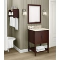 thumbnail image 3 of Alaterre Furniture 24" Beveled Bath Vanity Mirror, Espresso, 3 of 3