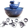 thumbnail image 6 of Advanced Porcelain Cat Dog Pet Auto Circulating Water Dispenser Fountain Bowl Drinker Home 17.5*15.0CM, 6 of 7