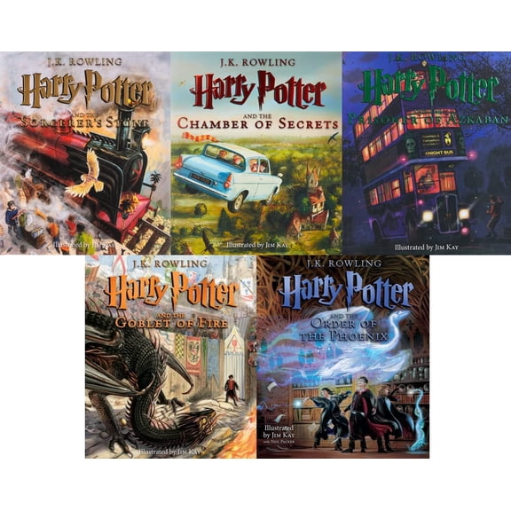 Harry Potter Illustrated Collection 1-5