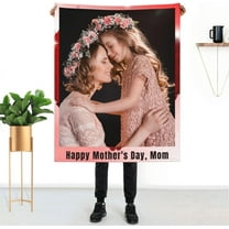 Personalized Photo Blankets, Custom Blankets, Gifts for Mom, Creative Gifts for Mom From Daughter and Son, Custom (Style-8)