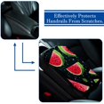 thumbnail image 5 of Watermelon Soft Comfortable Furry Printed Armrest Cover - 12.5x8.2 Inch Armrest Accessory, 5 of 6