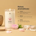 thumbnail image 3 of Vela De Soya Aromática B Life | 600 g | Aroma Pétalos De Rosa | Duración 120 Horas | Cera Para Masaje., 3 of 7