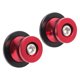 thumbnail image 1 of Carretes de soporte trasero CNC rojos para brazo oscilante de motocicleta, 8 mm, bobinas deslizantes premium, 1 of 5