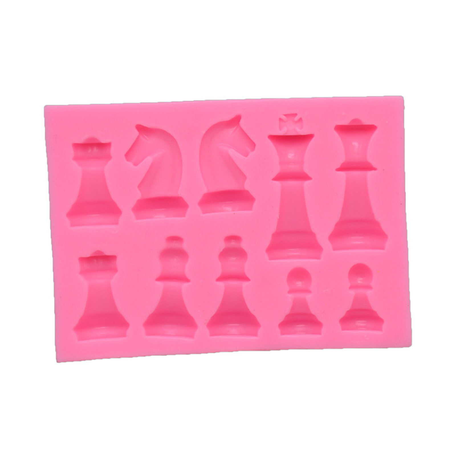 3D International Chess Mold Silicone Baking Tray DIY Cake Decor Ice Cube Mould 