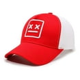 thumbnail image 2 of GDREDA Retro Baseball Caps Embroidered Baseball Cap For Men And Women Adjustable Sun Dad Hat Versatile Hat For Everyday Wear，Red, 2 of 3