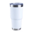 thumbnail image 1 of Vasos de Acero Inoxidable - Termo Tumbler | Vaso Térmico de 30oz - 900ml | Mantiene La Temperatura Entre 8 y 24 Horas - Bebidas Frias y Calientes | Tapa blanco 30oz - 900ml NORDAY  30TBLACK, 1 of 6