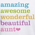 thumbnail image 3 of CafePress - Amazing Aunt Women's V Neck T Shirt - Womens Cotton V-Neck T-shirt, 3 of 4