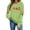 Green Pullover, variant on KEGIRLOM Oversized Halloween Thanksgiving Crewneck Sweatshirt, Pumpkin Fall Graphic Sleeve Print, Spooky Season Casual Outfit Green Pullover