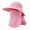 Pink, variant on Bucket Hats For Men Women Unisex Adjustable Sun Outdoor Detachable Summer Wide Brim Hat For Hiking Fishing And Casual Outdoor Activities, Purple