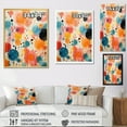 thumbnail image 4 of Designart "Colorful Contrasts Mid Century Modern Art I" Abstract Floater Framed Canvas Print, 4 of 7