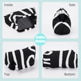 thumbnail image 2 of WANDF Clutch Purse for Women,Knit  Clutch Handbags,Woven Evening Bags,Large Dumpling Bag for Ladies,Girlfriend,Travel Makeup Storage Lightweight Portable Pouch(Black White Pattern-A), 2 of 8