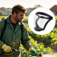 thumbnail image 2 of Transparent Face Shield Visor Adjustable Full Protective Mask with Black Frame, Clear Face Protector Anti-Fog Shield Full Face Defense Impact Resistant Adjustable Headband Reusable Safety Visor, 2 of 9