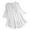 White, variant on Women'S T Shirts Three Quarter Lace V Neck Plus Size Top T Shirt Blouse Navy 5XL