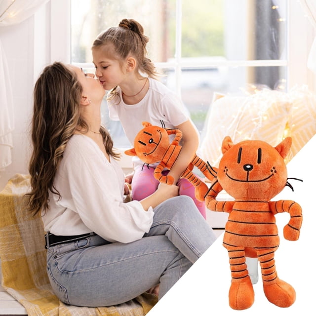 Detective Orange Cat Plush Doll Is The Best Birthday For Children