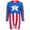 Captain america, variant on Marvel Avengers Captain America Half Zip UPF 50+ Up One Piece Bathing Suit Newborn to Toddler