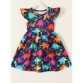 thumbnail image 5 of Happy Town Little Girls Summer Dress Girls Sleeveless Casual Dress Girls Summer Beach Dress for 4-7 Y, 5 of 7
