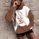 thumbnail image 1 of ICHUANYI Clearance Printed Hoodie Color Matching Sweater Long Sleeve Hoodie ICHUANYI "ICHUANYI", 1 of 4