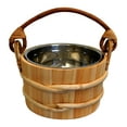 thumbnail image 3 of Seau de Sauna en Cèdre - Insert en Acier Inoxydable - 5L, 3 of 3