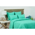 thumbnail image 4 of 20" x 26" Mara Seafoam Cotton Standard Sham - Machine Washable, 4 of 6