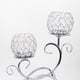 thumbnail image 4 of Portavelas De Cristal, Candelabro De Plata Decorativo, Soporte Para Mesa De Comedor De Boda En Casa Speravity  HA015003-00, 4 of 5