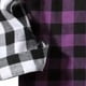 thumbnail image 3 of Blusa de manga larga con capucha para hombre, estilo informal, a cuadros, con botones y capucha, de poliéster, 3 of 4