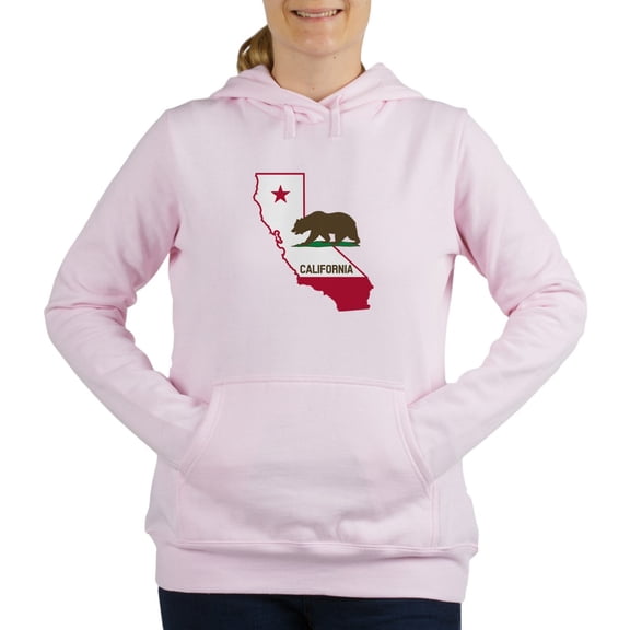 CafePress - CALI STATE W BEAR - Women's Hooded Sweatshirt