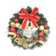 thumbnail image 2 of Corona navideña para puerta de entrada, letrero de Feliz Navidad con adorno de bola para interior 30 centímetros, 2 of 9