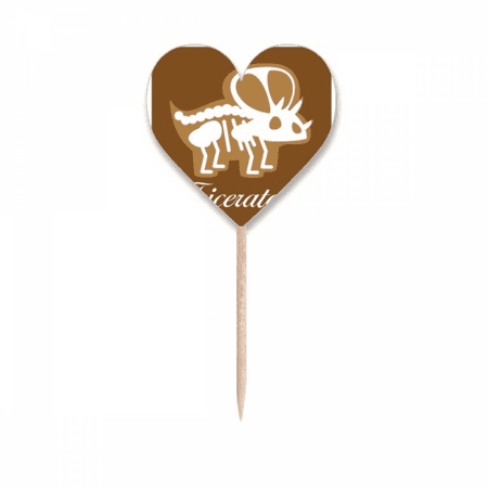 b dinosaur hornb art deco fashion Toothpick Flags Heart Lable Cupcake Picks