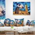 thumbnail image 4 of Designart Big Ben UK and House of Parliament - Cityscape Photo Throw Pillow - 12x20, 4 of 5