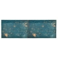 thumbnail image 6 of Yayeee Kitchen Valance Rod Pocket 54" x 18" Living Room Window Curtain, Star Map, 6 of 6