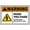 Warning Sign 6, variant on Warning Authorized Personnel Only Sign - 8"x12" Aluminum Tin Warning Sign for Home Outdoor Garden, Restricted Zone, Access Control