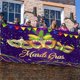 thumbnail image 1 of Decoración del hogar, decoración de habitaciones, decoración de paredes Fondo de tela de Mardi Gras Máscara de Mardi Gras Tema de carnaval de mascarada Fondo de poliéster, 1 of 6