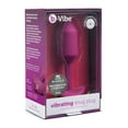 thumbnail image 1 of B-vibe Vibrating Weighted Snug Plug M - 112 G Rose, 1 of 5