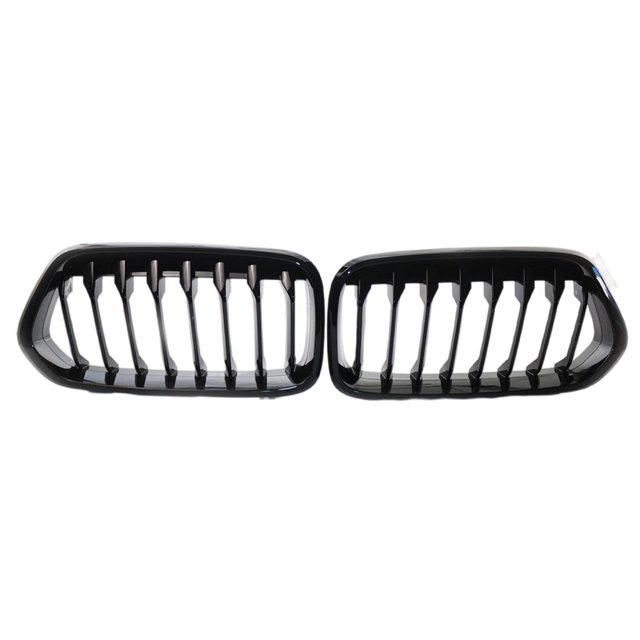 Rejil de radiador de parachoques , rejil de cubierta de una so, izquierda y derecha, compatible con accesorios x2, reempzo Sunnimix Rejillas de parrilla de coche