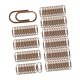 thumbnail image 3 of 100 clips de papel para notas, clips clasificados, estilo vintage, de metal, resistentes al óxido, de primera calidad. Bronce rojo, 3 of 9