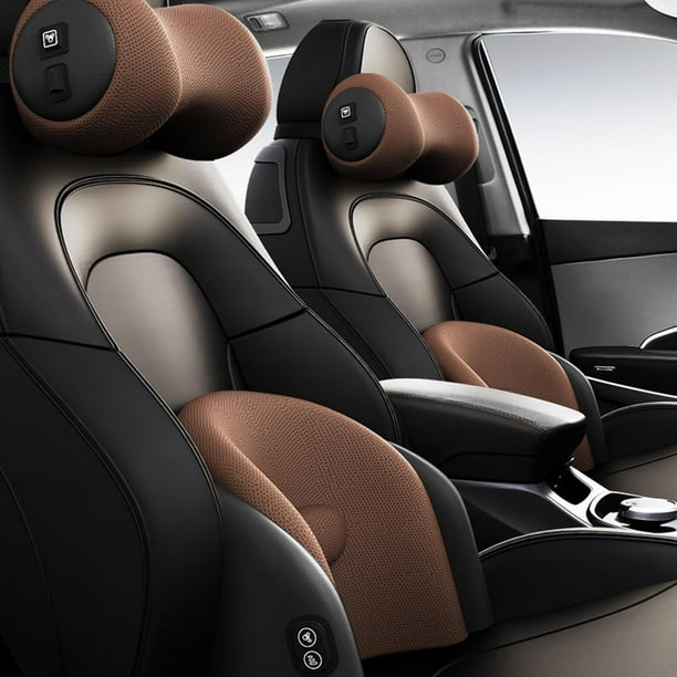 Almohada De Masaje Para El Cuello Del Coche, Masajeador De Tejido Profundo Silencioso Y De Bajo Ruido, Almohada De Asiento De Espuma Viscoelástica Para Viajes, Hogar Y Oficina Monstrate VI012149-04