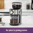 thumbnail image 3 of Mr. Coffee Cafe Grind 18 Cup Automatic Burr Grinder, Stainless Steel, 3 of 7