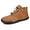 Brown_908, variant on Women's Winter Hike Barefoot Boots: Minimalist, Warm, Zero Drop, Waterproof Snow Boot for Men and Women. Slip-On Barefoot Footwear for Wide Feet. Ideal for Hiking in Snow.