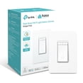 thumbnail image 1 of Kasa Smart Single Pole Dimmer Switch by TP-Link (HS220) -Dimmer Light Switch for LED Lights, Works with Alexa and Google Home, 1-P, 1 of 7