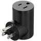 thumbnail image 4 of Adaptador de Corriente Plugrand Negro Ángulo Recto NEMA 5-15R a 5-15P 90 Grados, 4 of 8