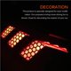 thumbnail image 4 of Scienceny 6 unids/set pegatina de luz trasera de coche estilo de coche luz trasera de panal pegatinas decorativas calcomanías aptas para Mustang Automoción decorativa y accesorios, 4 of 5
