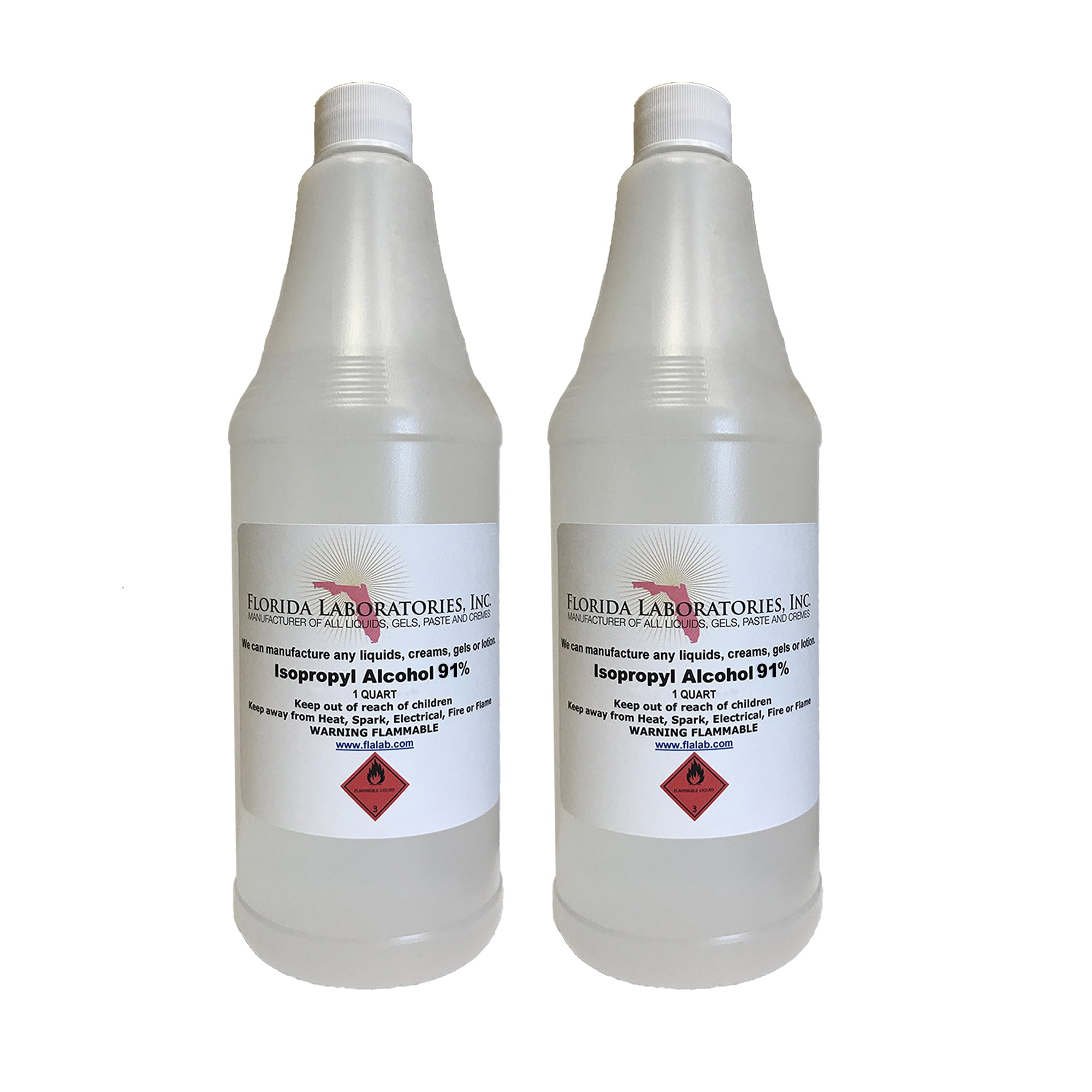 Isopropyl Alcohol 91 High Quality 2 Quarts Half Gallon Bottle Anhydrous Walmart Com Walmart Com