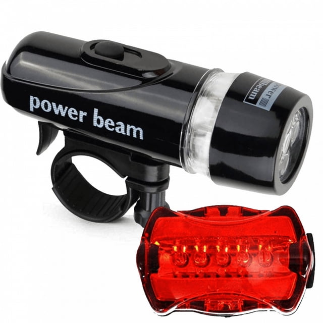Juego de luces traseras delanteras para bicicleta, faro LED para bicicleta, linterna trasera Irfora Luz de la bici