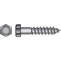 Hillman 1/4" Hot Dipped Galvanized Steel Hex Lag Screw