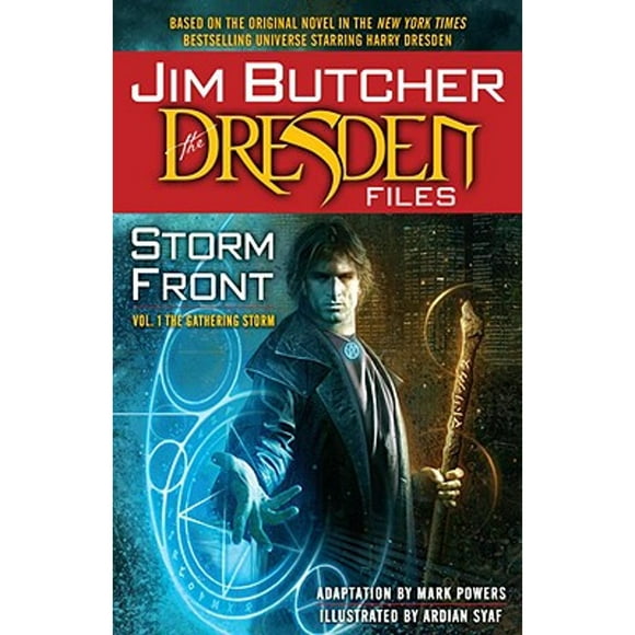 Pre-Owned Jim Butcher: The Dresden Files: Storm Front: Vol. 1: The Gathering Storm (Hardcover 9780345506399) by Jim Butcher, Mark Powers