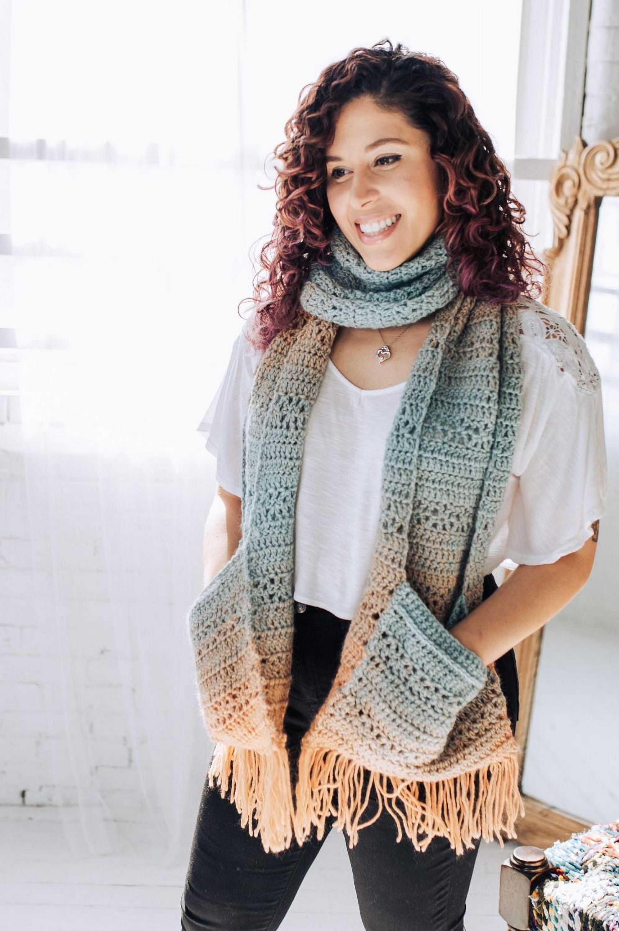 Lion marque fil Scarfie #5 Chunky laine mélange fil 285m / 150g