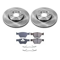 Ultimate Brakes Front Ceramic Brake Pad and Rotor Kit with Hardware WM80650